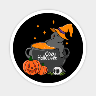 Cozy Halloween Magnet